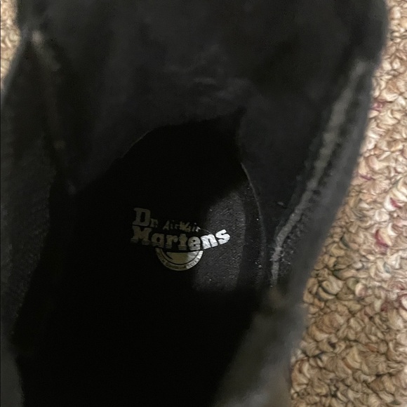 Unisex New Dr. Martens Dorrain Chelsea Black Leather Boots M6 W7 - Picture 10 of 11